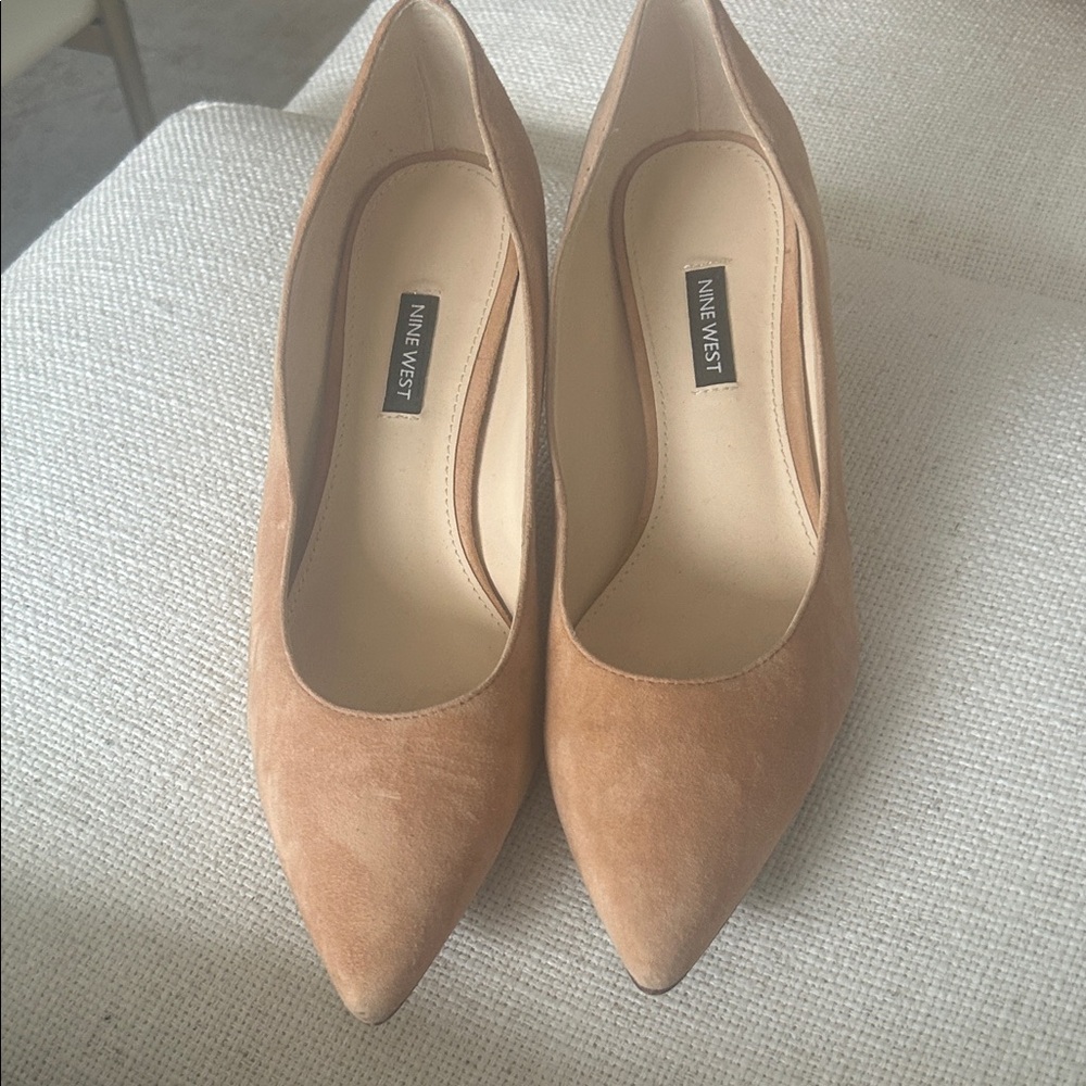 Nine West Women's Brown Suede Heels